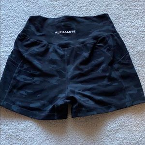 Camo alphalete shorts